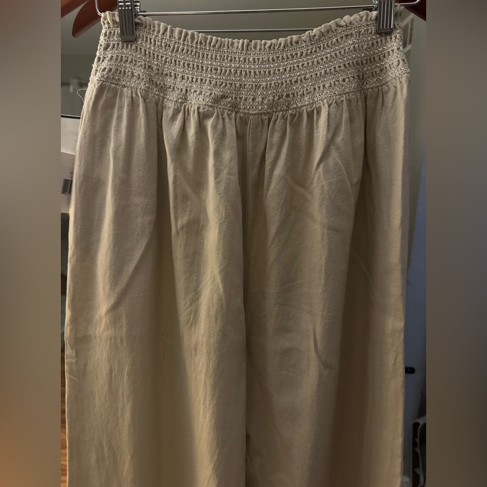 Ellen Tracy Linen blend wide leg pants - Picture 5 of 12